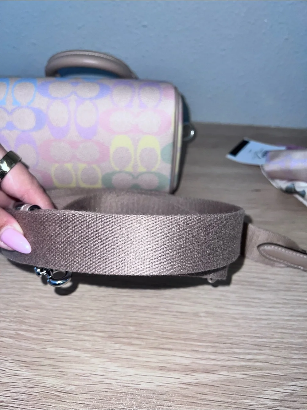 Coach Pastel Multicolor mini Rowan